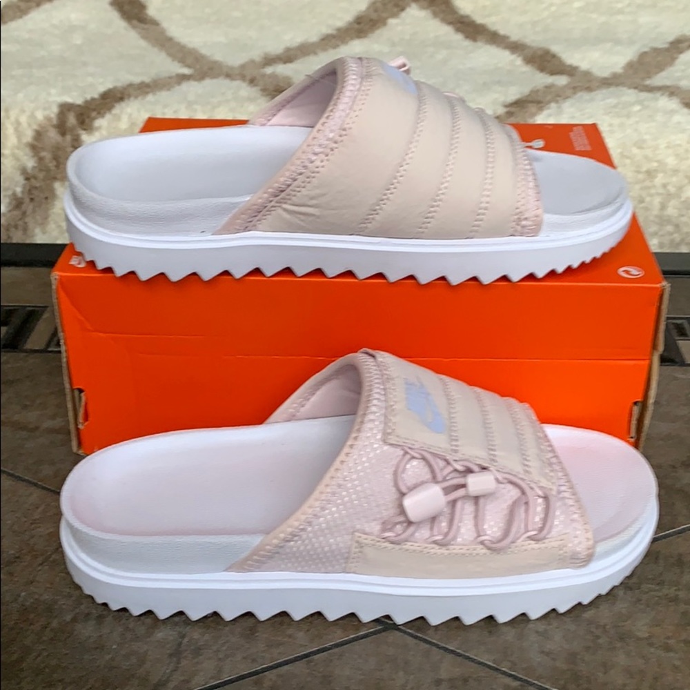 WMNS NIKE ASUNA SLIDE NA White Ghost-Barely Rose - Picture 2 of 16